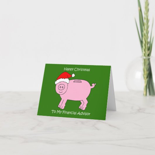 ハッピークリスマストゥミー財務顧問 シーズンカード (正面)