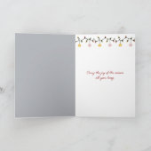 ハッピークリスマスドイツの羊飼い シーズンカード (内部)