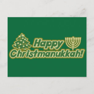 ハッピークリスマスハヌカクワンザ シーズンポストカード