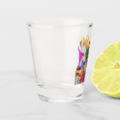 ハッピークリスマスパーティー格言おもしろいショットグラス ショットグラス (左)