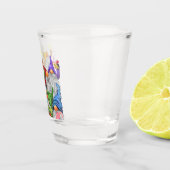 ハッピークリスマスパーティー格言おもしろいショットグラス ショットグラス (右)