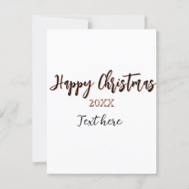 ハッピークリスマスピーチブラックイヤー名詳細holi ポストカード