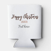 ハッピークリスマスピーチブラックイヤー名詳細holi 缶クーラー (裏面)