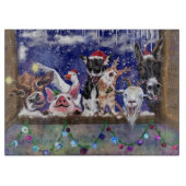 ハッピークリスマスファームおもしろいパーティー切削盤 カッティングボード (正面)