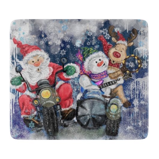 ハッピークリスマスフレンズカッティングボード カッティングボード (正面)