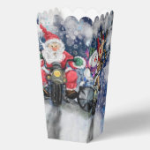 ハッピークリスマスフレンドリーおもしろいポップコーンボックス フェイバーボックス (裏面)