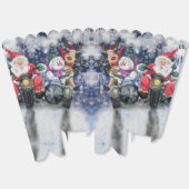 ハッピークリスマスフレンドリーおもしろいポップコーンボックス フェイバーボックス (見開き)