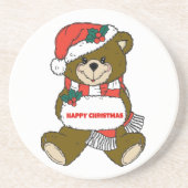 ハッピークリスマスベアー コースター (正面)