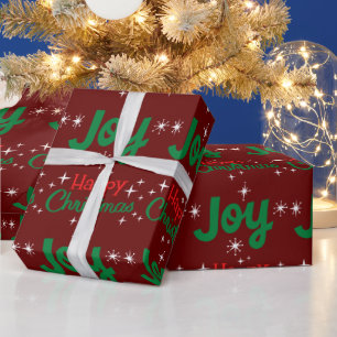 ハッピークリスマスベビーブラックボディスーツ ラッピングペーパー