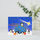 ハッピークリスマスペンギン シーズンポストカード (スタンド正面)