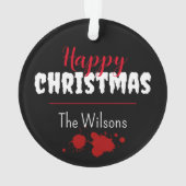 ハッピークリスマスホラー オーナメント (裏面)