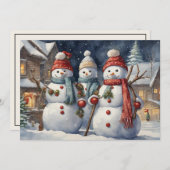 ハッピークリスマスホリデイ シーズンカード (正面/裏面)