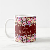 ハッピークリスマスホリデエレガントー コーヒーマグカップ (左)