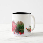 ハッピークリスマスホリデーマグ ツートーンマグカップ (正面右)