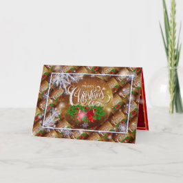 ハッピークリスマスホリデー最高のギフト カード