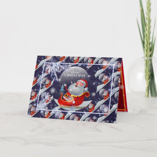 ハッピークリスマスホリデー最高のギフト カード (正面)