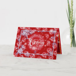 ハッピークリスマスホリデー最高のギフト カード