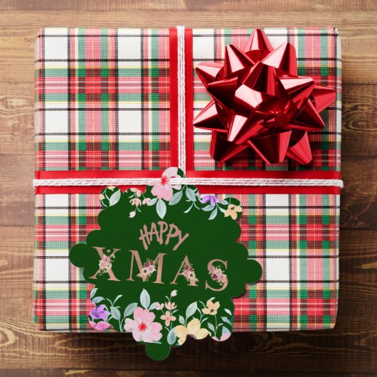 ハッピークリスマスホリデー オーナメントカード (インサイチュ (ギフト))