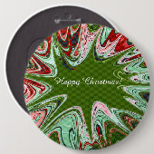 ハッピークリスマスボアートタン 缶バッジ (正面&裏面)
