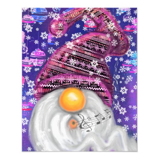 ハッピークリスマスポスター フォトプリント            (正面)