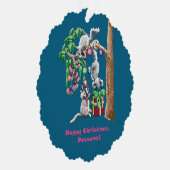 ハッピークリスマスポッサム オーナメントカード (右)