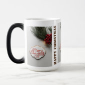 ハッピークリスマスマグ モーフィングマグカップ (左)