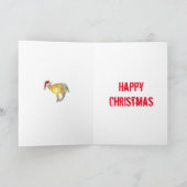 ハッピークリスマスヤギSanta カード (内部)