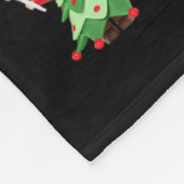 ハッピークリスマスラブブ恋人かわいいラブブザモンスターズC フリースブランケット (角)