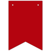 ハッピークリスマスレッドグリーンゴールデン文字タイポグラフィ バンティングフラッグ (第1の旗)