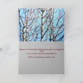 ハッピークリスマス夫スワン カード (内部)