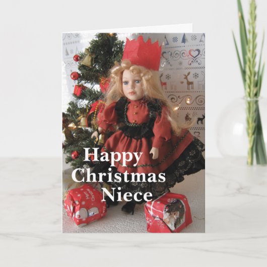 ハッピークリスマス姪 シーズンカード (正面)