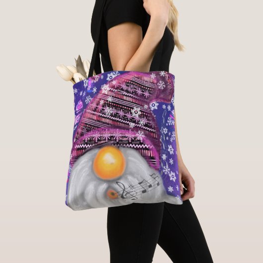 ハッピークリスマス格言トートバッグ トートバッグ (クローズアップ)