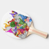 ハッピークリスマス格言卓球ラケット 卓球ラケット (横)
