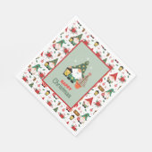 ハッピークリスマス格言 スタンダードランチョンナプキン (角)