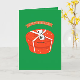 ハッピークリスマス誕生日カード カード