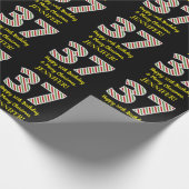 ハッピークリスマス37誕生日&メリークリスマス,名前をカスタムする ラッピングペーパー (角)