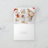 ハッピークリスマス6フォトホリデーカード シーズンカード (内部)