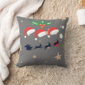 ハッピークリスマス クッション (ブランケット)