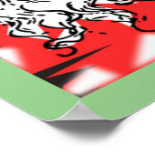 「ハッピークリスマス」サンタクロース ポスター (角)