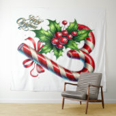 ハッピークリスマス タペストリー (インサイチュ(横))