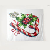 ハッピークリスマス タペストリー (正面(横))