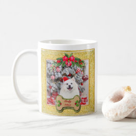 ハッピークリスマス I Woof You オリジナル犬グッズ コーヒーマグカップ