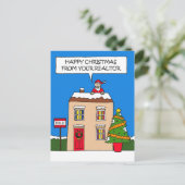 ハッピークリスマスfrom不動産仲介業者 シーズンポストカード (スタンド正面)