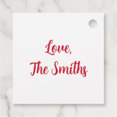 ハッピークリスマスUKイギリスのケーキスライス自家製 フェイバータグ (裏面)