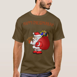 ハッピークリスムカブレンデッドファミリーホリデー Tシャツ