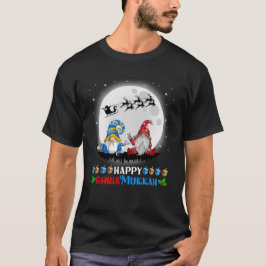 ハッピークリスムカ格言クリスマスハヌカ Tシャツ