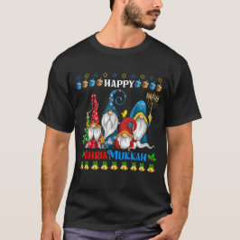 ハッピークリスムカ格言クリスマスハヌカ Tシャツ