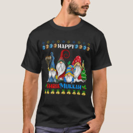 ハッピークリスムカ格言クリスマスハヌカ Tシャツ