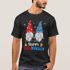 ハッピークリスムカ格言クリスマスハヌカ Tシャツ