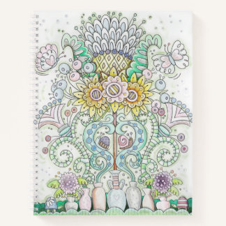 ハッピークリッター&フラワー ノートブック